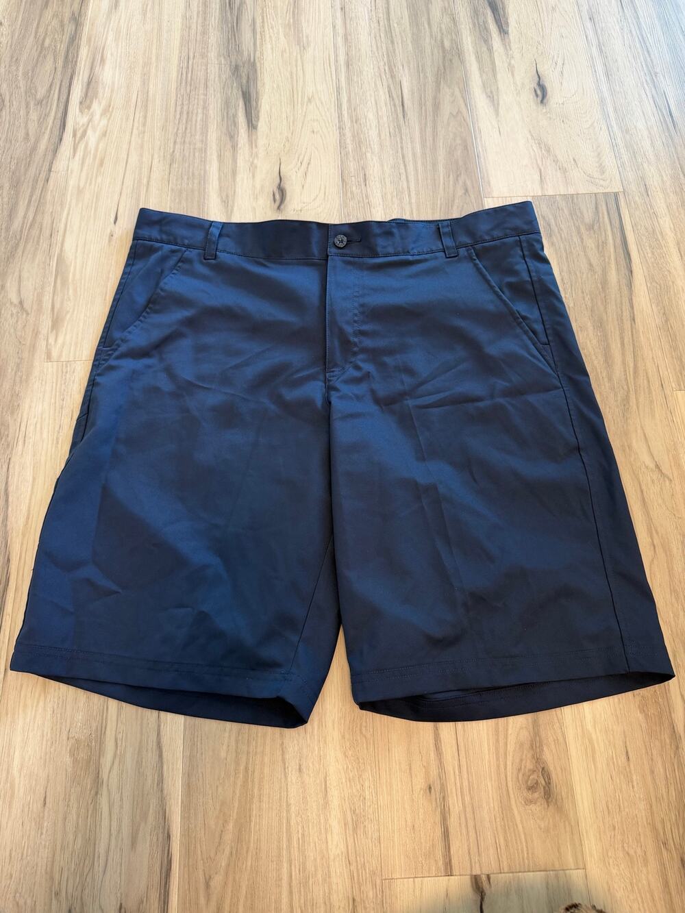 FILA Sport Men's Golf Shorts Size 38 Navy Blue Flat Front Performance Athletic